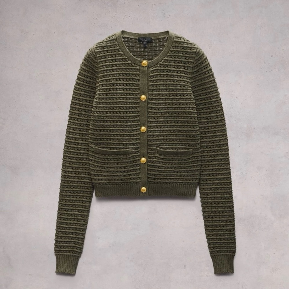 Rag&Bone Marlee Cotton Cardigan- size S